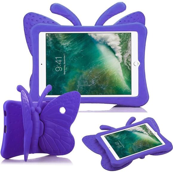 iPad Mini Case, iPad Mini 2 Case, iPad Mini 4 Case for Kids, Purple - Picture 2 of 6